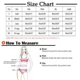 thumbnail image 3 of XMMSWDLA Womens Tankini Swimsuits Women Bikini Print Strappy Back Set Swimsuits Plus Size Bathing Suits Tankinis Swimwear Womens Tankini Bathing Suits, 3 of 8