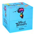 thumbnail image 1 of ? WORD TEASERS Jokes and Riddles Conversation Starters - Hilarious Card Game for Families, Couples, Kids, Parties & Travel - Flashcards for Ages 7+ - 150 Brain Teasers (Riddles Edition), 1 of 4