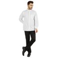 thumbnail image 2 of Bestman Solid Button-Down Shirt For Mens Chinese Collar Front Placket Formal Shirts, 2 of 7