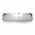 thumbnail image 3 of Cobalt Satin and Polished 7mm Ridged Edge Band Size 8, 3 of 6