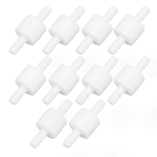 10Pcs PE Single Way Check Valve for Aquarium Air Pump High Performance Suitable for Chemical Industry