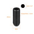 thumbnail image 2 of Unique Bargains Ball Point Set Screws, M10 x 25mm High Carbon Steel Metric Spring Hex Socket Grub Screw 20 Pack, 2 of 7