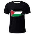 thumbnail image 3 of T-Shirts à Col Rond pour Hommes Séchage Rapide Imprimé Polyester, Coupe 3D Col Rond Haut Athlétique pour Gym, Course, Cyclisme & Décontracté, 3 of 5