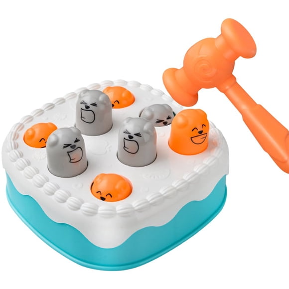 Bamboohart Whack a Mole Game for Toddlers 1-3 Interactive Toys with Hammer Birthday Gifts for Boys Girls