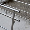 thumbnail image 2 of Gouttes de Pluie 2 Pcs Embouts de Main Courante Bouchons Ronds en Acier Inoxydable pour Marches d'Escalier Embouts de Rail de Main, 2 of 8