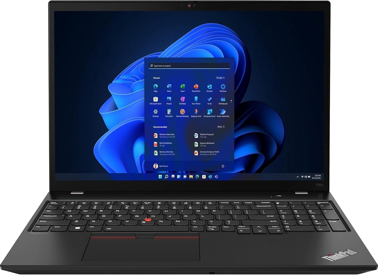 Refurbished (Good) Lenovo Thinkpad P16s Gen 1 Mobile Workstation 16" WUXGA Laptop - AMD Ryzen 7 Pro 6850U, 16GB RAM, 512GB SSD, Windows 11 Pro - 21CK005GUS