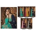 thumbnail image 5 of Salwar Kameez Noir Pakistanais pour Femmes sur Mesure, Dupatta, Kurta Palazzo de Designer, Ensemble Cousu, 5 of 5