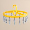 thumbnail image 1 of Foldable Hanger with Clips Non-slip Laundry Hangers for Household Accessories(3#), 1 of 7