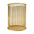 thumbnail image 1 of Langgg Makeup Brush Bucket Anti-rust Iron Multifunctional Beauty Tool Exquisite Cosmetic Pen Storage Tube with Electroplating Process for Home Office Indoor, 1 of 8
