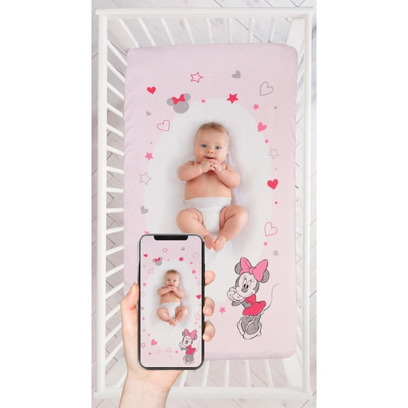 Disney Baby Minnie Mouse Fitted Crib Sheet