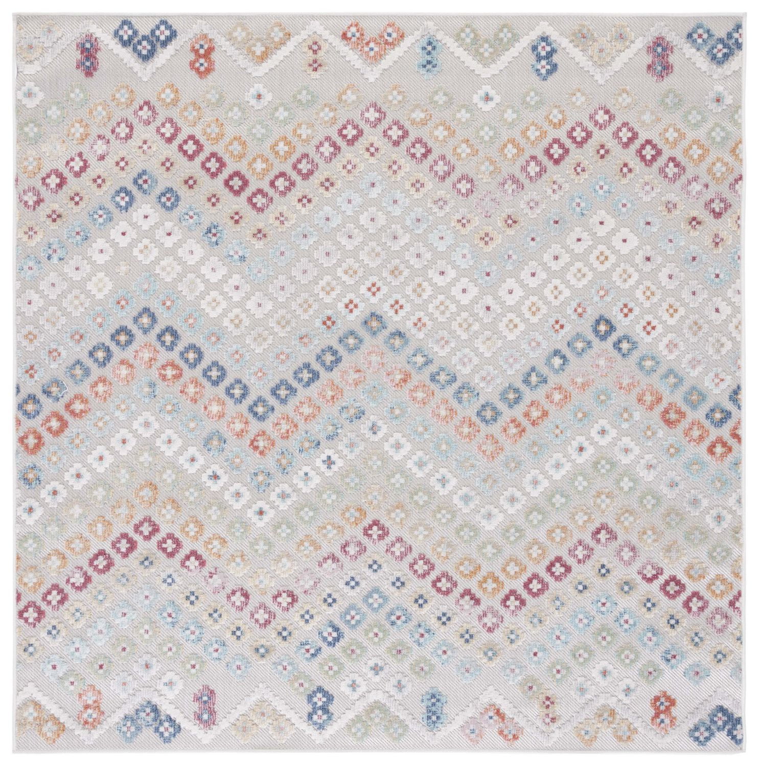 SAFAVIEH Cabana Aurora Floral Indoor/Outdoor Area Rug