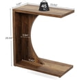 thumbnail image 2 of Tribesigns C-Shaped End Table for Couch,Side Table for Small Space, Small Sofa Table for Living Room, 2 of 5
