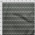 thumbnail image 3 of oneOone Silk Tabby Fabric Paisley & Chevron Ikat Print Fabric By The Yard 42 Inch Wide, 3 of 4