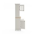 thumbnail image 3 of Homestyles Buffet of Buffets Wood Buffet with Hutch in Off White, 3 of 19