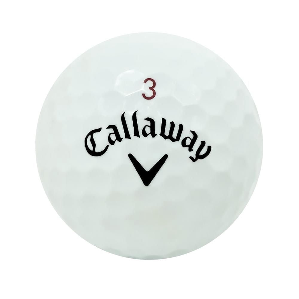 Mulligan - 12 balles de golf récupérées Callaway Chrome Soft 2024 Pristine