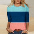 thumbnail image 2 of Pompotops T-shirt d'Été pour Femme, Mode, Ajusté, à Nouer, Col Rond, Manches Courtes, Liquidation, 2 of 5