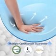 thumbnail image 2 of Twin XL Mattress, 6 Inch Memory Foam Innerspring Hybrid Mattress in a Box, for Pressure Relief, Motion Isolation, 203cm L x 99cm W x 30cm H, 2 of 6