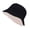 Black, variant on Bucket Hats Unisex Double Side Wear Reversible Bucket Hat Trendy Cotton Twill Canvas Sun Fishing Hat Fashion Cap Bucket Hats winter hats