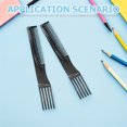 thumbnail image 4 of WEUVEB 10Pcs Styling Comb Wide Tooth Detangler Comb for Wet Hair for Hairdressers, 4 of 8