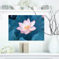 thumbnail image 1 of Blooming Pink Lotus Flower - Oversized Beach Canvas Artwork, 1 of 3