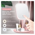 thumbnail image 2 of Miroir de Maquillage à DEL avec Lumière, Miroir pour le Visage avec Rangement, Miroir de Coiffeuse de Bureau Rotatif avec Lumière, Variateur Réglable, Miroir Cosmétique USB, Utilisation Grand, 2 of 7