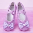 thumbnail image 3 of Bow Bow Bow Girls' Soft Soled Sequined Dance Shoes Elastic Strap Shaped Shoes for Practice, 3 of 3