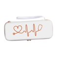 thumbnail image 3 of HILABEE Stethoscope Case Organizer Shockproof Lightweight Portable Dustproof with Pocket Professional Storage Box Stethoscope Holder White, 3 of 8