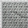 thumbnail image 4 of oneOone Polyester Spandex Black Fabric Floral & Leaves Sewing Craft Projects Fabric Prints By Yard 56 Inch Wide, 4 of 5