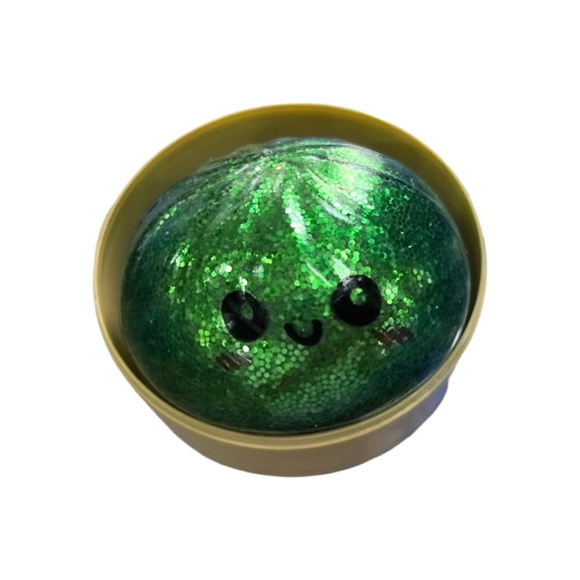 Jouet Squishy en Forme de Dumpling à Paillettes, Doux à Remontée Lente à Presser