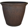 thumbnail image 1 of Sunnydaze Weather-Resistant Double-Walled Anjelica Outdoor Flower Pot Planter - 24" - Rust Finish, 1 of 10
