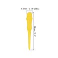 thumbnail image 2 of Unique Bargains Embouts de Fléchettes Souples en Plastique Filetage 2BA, Accessoires de Remplacement, Jaune, Lot de 90, 2 of 7