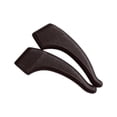 thumbnail image 3 of 2 Pcs - Oreille de Lunettes, Accessoires de Lunettes de Mode Légers pour Enfants Brun, 3 of 8