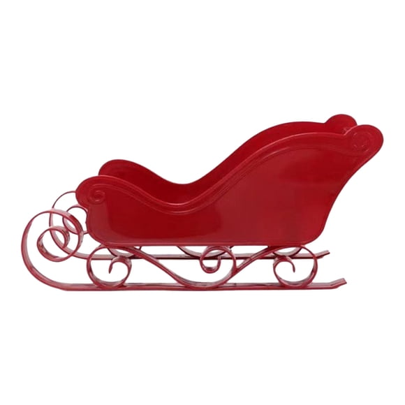 Lksixu Toddler Toys Educational Baby Toys Christmas Sleigh Toy Christmas Snowman Snowflake Statue Mini Sleigh Christmas Party Christmas Tree Pendant Holiday Plastic Sleigh Five Colors Learning Toys