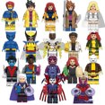thumbnail image 1 of Super Hero Adventure Building Set: 18PCS Action Figure Collection, Creative Construction Blocks for Kids, Imaginative Play Gift, 1 of 10