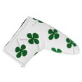 thumbnail image 2 of Golf Putter Head Cover, Thick Plush Lining Protective Golf Blade Putter Cover  for Outdoor White,Black, 2 of 7