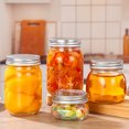 thumbnail image 4 of Bangcool Food Storage Jar Transparent Wide Mouth Mason Jar Jam Container Canning Canister, 4 of 10