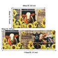 thumbnail image 3 of Binwennn 5 X 7 Rug Sunflower Kitchen Mat Small Fresh Garden Atmosphere Kitchen Floor Mat Entry Door Mat Dirt Foot Mat, 3 of 8