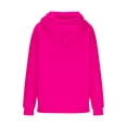 thumbnail image 4 of Besolor Womens Plus Size Hoodies Long Sleeve Drawstring Pullover Tops Casual Loose Fall Winter Hooded Sweatshirts, 4 of 6