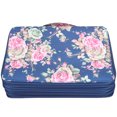 thumbnail image 1 of Qiilu Printed Pencil Case, Pencil Case 4 Layers For Art Students For Sort And Store Pencils, 1 of 8