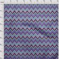 thumbnail image 4 of oneOone Cotton Silk Light Blue Fabric Ikat Craft Projects Decor Fabric Printed By The Yard 42 Inch Wide, 4 of 5