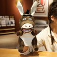 thumbnail image 2 of Plush Hand Puppet Donkey Lamb Panda  Soft Stuffed Animal Hand Puppet Toy For Storytelling Gift For Kids Adult, 2 of 8