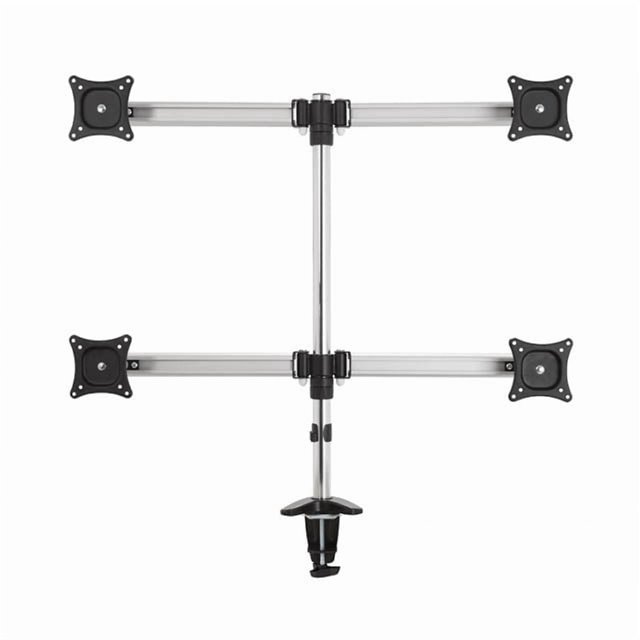 MRC2403-A - MONITOR DESKMOUNT UPTO 35IN QUAD 9KG LOAD/SCREEN 360DEG TILT BLK