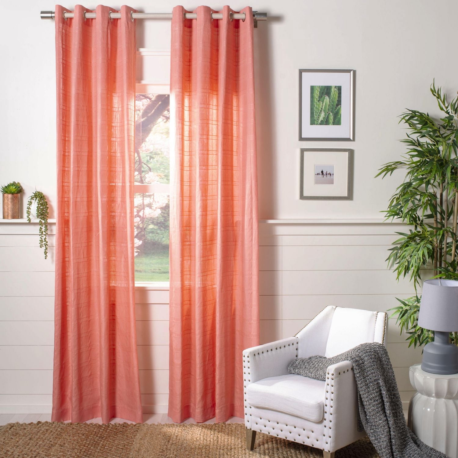 Safavieh Valari Grommet Curtain Window Panel