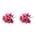 thumbnail image 4 of Ruiboury Indoor Or Outdoor Faux Flowers With Long-lasting Durability Realistic Appearance deep pink 2Set, 4 of 6