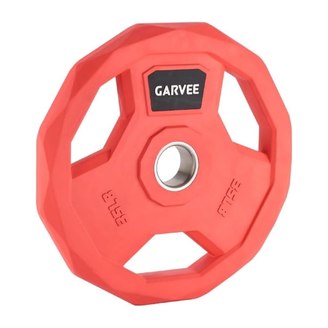 Bingirl 35LB Single-Piece Bumper Plates Set: 2-Inch Rubber-Coated Cast Iron Weight Plates for Home and Commercial Gyms, Suitable for Men and Women with Multiple Weight Options
