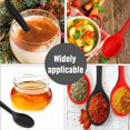 thumbnail image 3 of YOPTOP 4 Pieces Silicone Nonstick Mixing and Slotted Spoons Set, Large Silicone Serving Slotted Spoon Nonstick Heat Resistant Spoons for Kitchen Baking Stirring Draining Tools (Red), 3 of 6