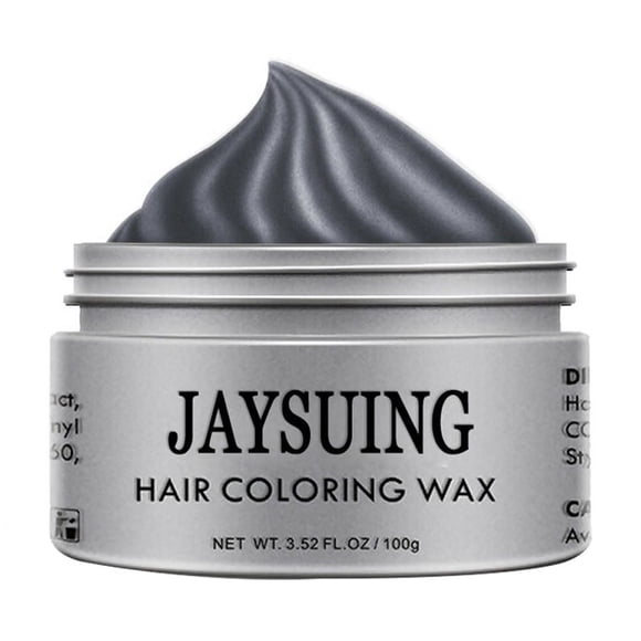 Unisex 100g Solid Hair Coloring Wax - Damage-Free, Scalp-Friendly Temporary Hair Dye for DIY Styling, Available in Black, Purple, Red, Yellow, Grey, Green, White, Blue, Brown - Easy Application for