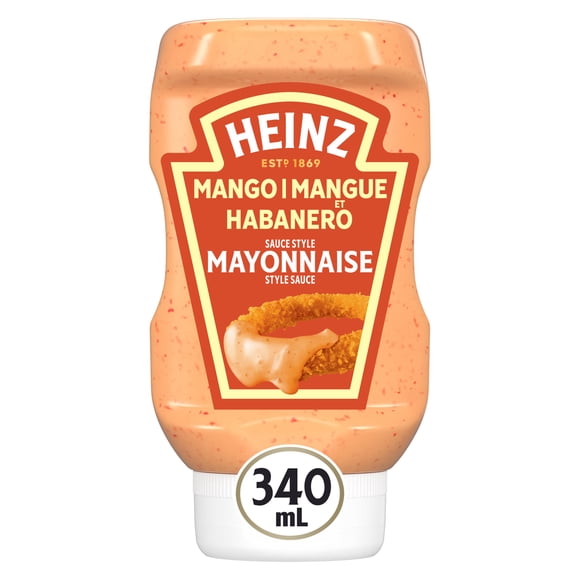 Sauce Style Mayonnaise À La Saveur De Mangue Et Habanero, Bouteille