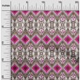 thumbnail image 1 of oneOone Silk Tabby Fabric Geometric Ikat Print Fabric By Yard 42 Inch Wide, 1 of 4