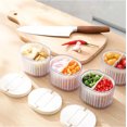 thumbnail image 1 of Refrigerator Food Storage Containers, Airtight Kitchen Organizer Boxes, Fresh Produce Keepers, Removable Strainer Basket, Garlic Ginger Onion Saver, Multipurpose Fridge Freezer, 1 of 9